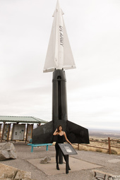 Picture 1 - Alejandra Cobos on Zishy in Tularosa Basin