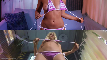 Picture 5 - Brooke Marks sexy bikini striptease