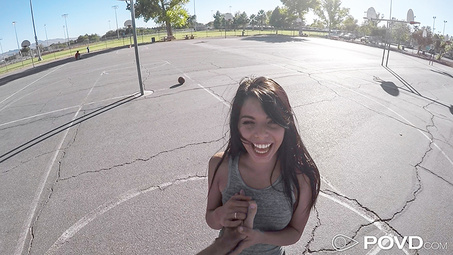 Picture 2 - Gina Valentina on POVD in Basketball In A Park