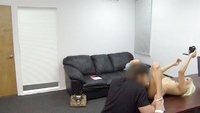 Kim A Hot Deaf Girl on Backroom Casting Couch