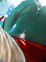 Picture 14 - Nikki Sims Red Bikini