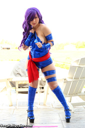 Picture 13 - Sexy Pattycake cosplay as Psylocke