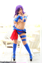 Picture 14 - Sexy Pattycake cosplay as Psylocke
